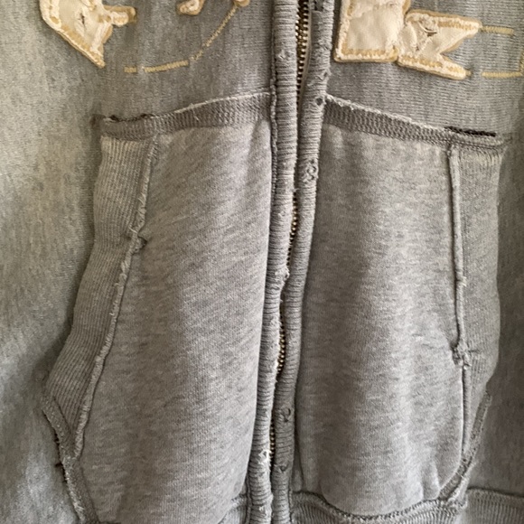Abercrombie & Fitch Mens Grey Zip Up Hoodie - Picture 4 of 14